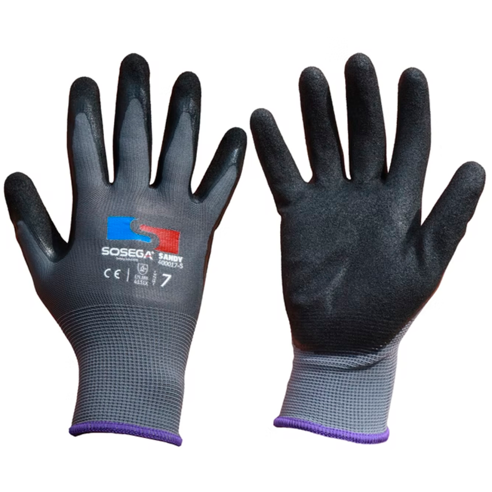 Guante Nylon Nitrilo N3401 Sandy