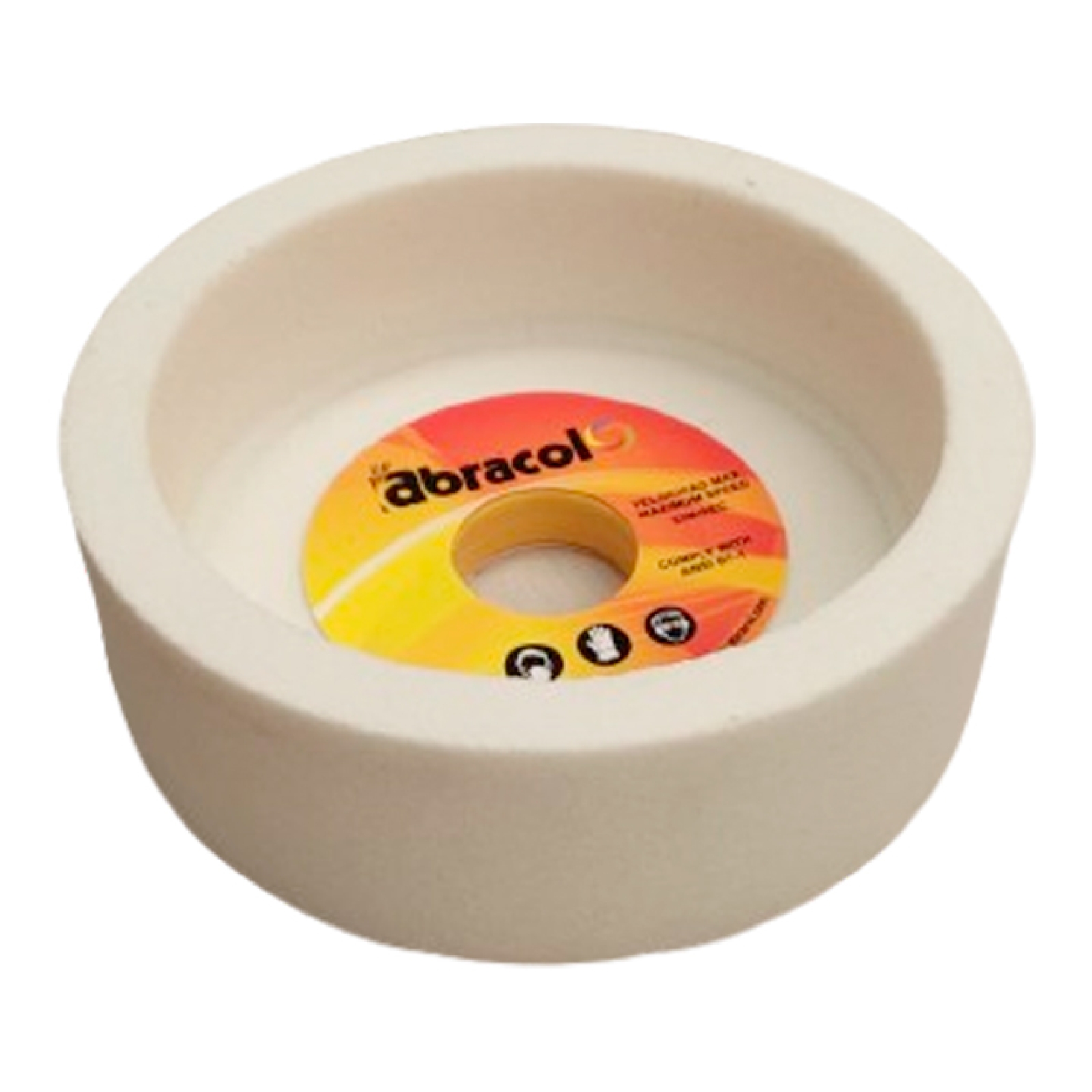 Copa Recta Tipo 6 Oxido Aluminio Blanco